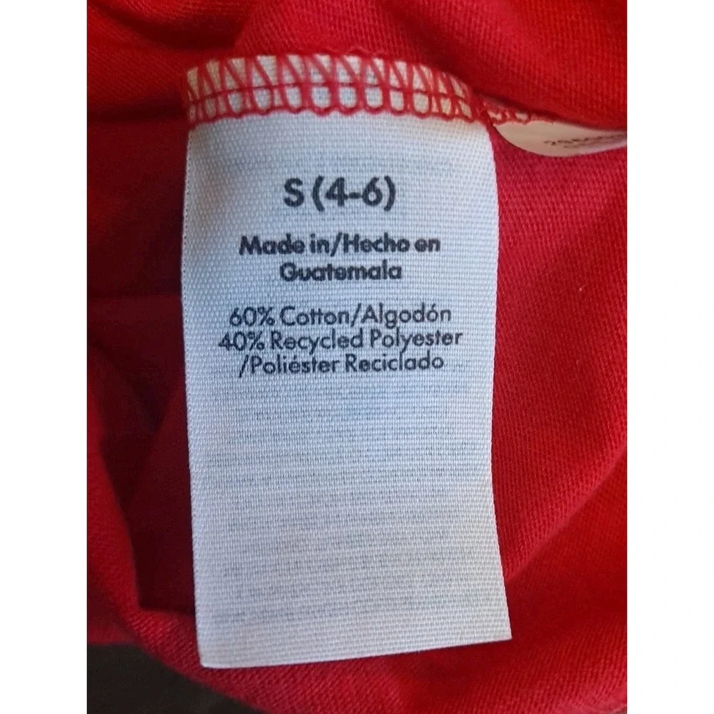 NWT NOBO No‎ Boundaries Just Red Short Sleeve T-Shirt Women's Juniors Small 4-6